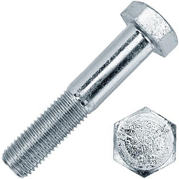Болт шестигранный М48х280 мм DIN 931 класс прочности 8.8 оцинкованная сталь