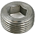 Пробка резьбовая с внутренним шестигранником М14х1,5 DIN 906 нержавеющая сталь А2